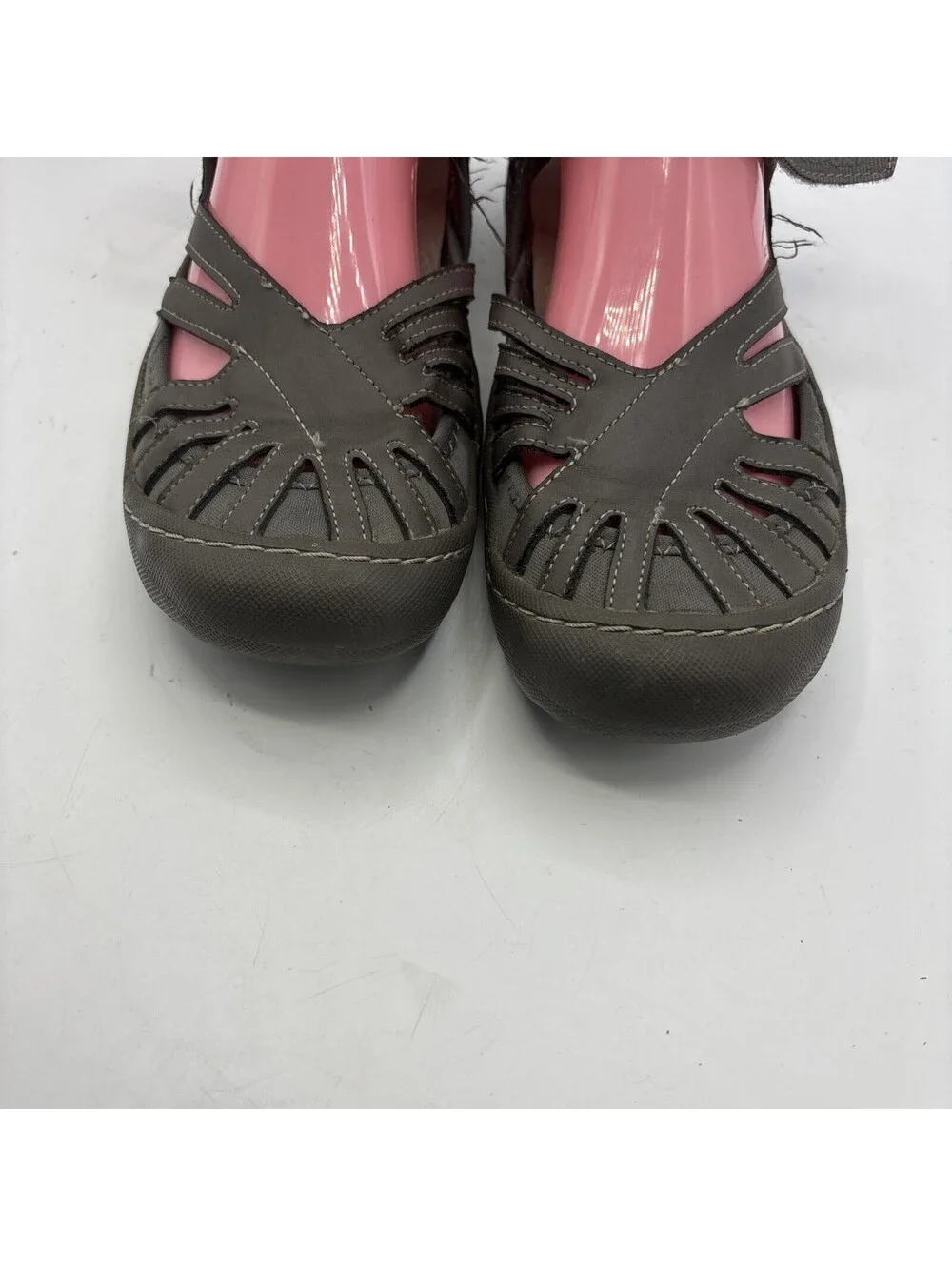 Gray Women’s JBU Sport All Terrain Traction Poppy Shoe Sandal Maryjane Size 7.5